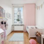 Интерьер детской комнаты с применением ламината