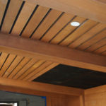 Пример применения ламината на потолке